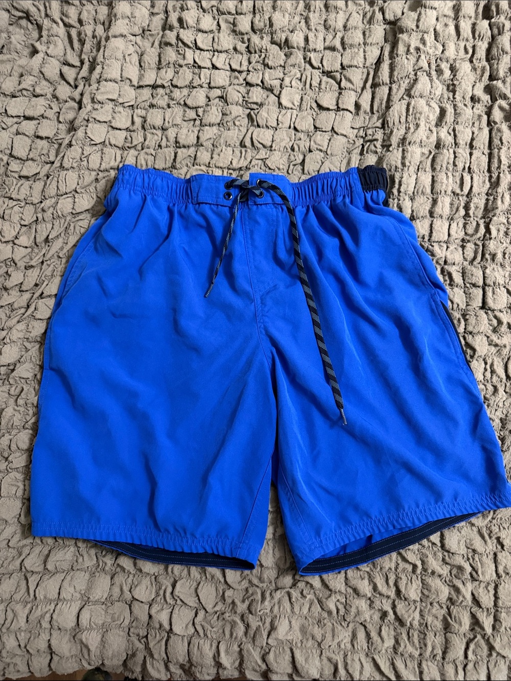 Nike Royal Blue Drawstring Swim Shorts